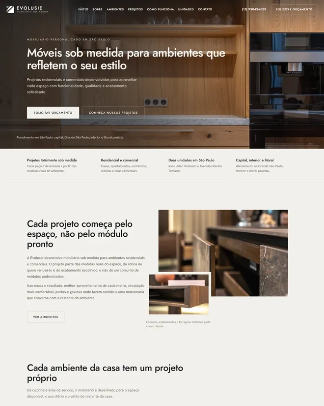 Projeto Evolusie Móveis Planejados